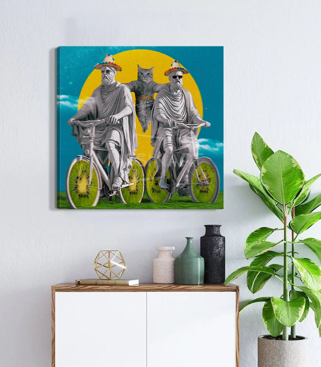 Catkiwi - signé par l'artiste Kawtar BRZ.